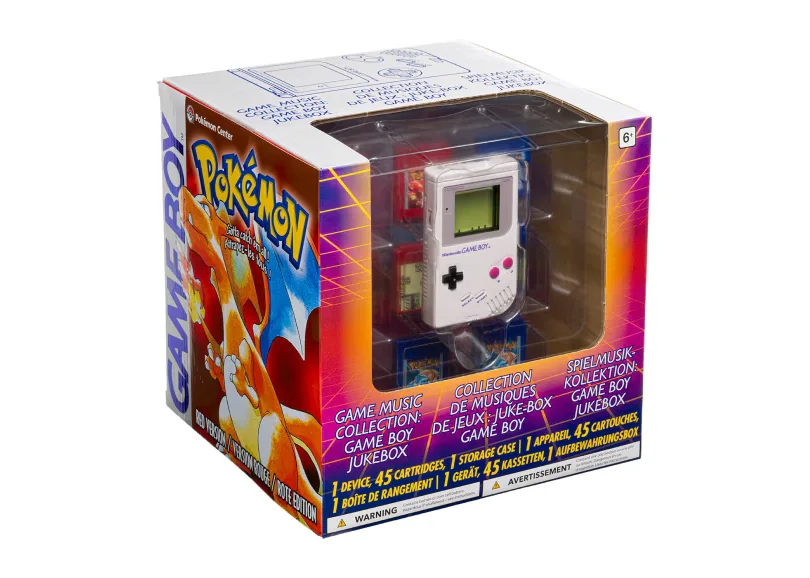 The Pokémon gameboy jukebox collectible audio player